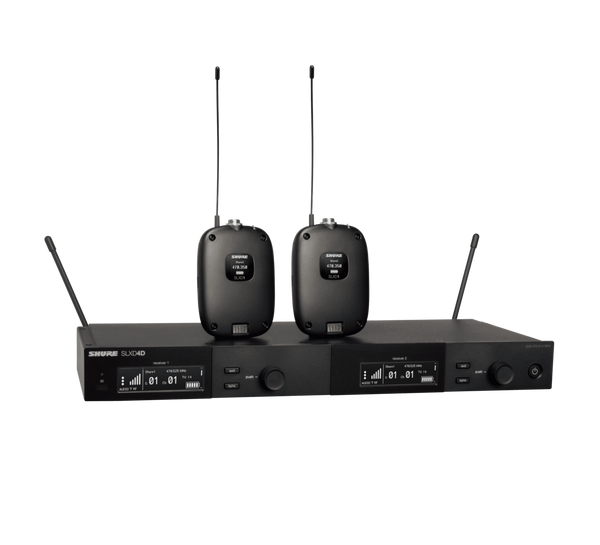Shure SLXD14D-J52 Dual Combo System with (2) SLXD1 Bodypacks and SLXD4D Receiver