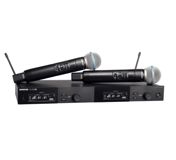 Shure SLXD24D/B58-H55 Dual Wireless Vocal System with BETA 58