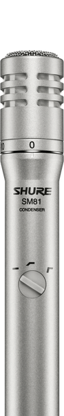 Shure SM81-LC Condenser Instrument Microphone