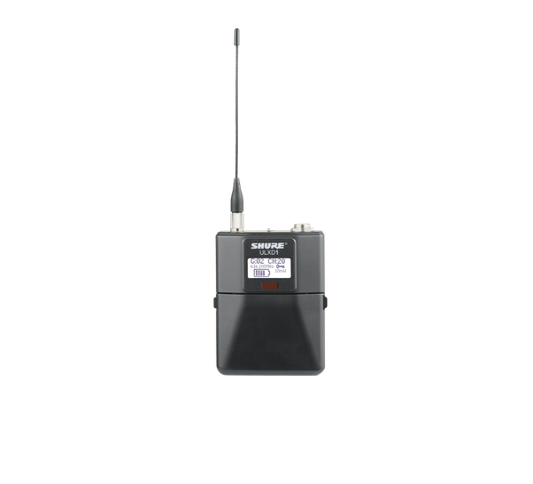 Shure ULXD1=-H50 Digital Wireless Bodypack Transmitter with Miniature 4-Pin Connector