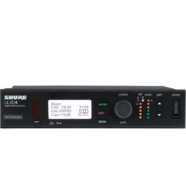 Shure ULXD4=-H50 Single Digital Wireless Receiver