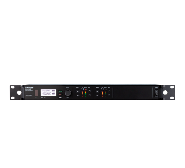 Shure ULXD4D=-X52 Dual-Channel Digital Wireless Receiver