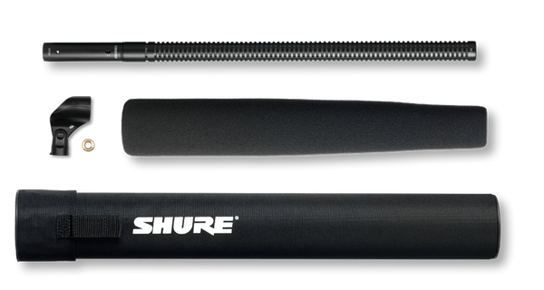 Shure VP89M Medium Condenser Shotgun Microphone with Case and Foam Windscreen