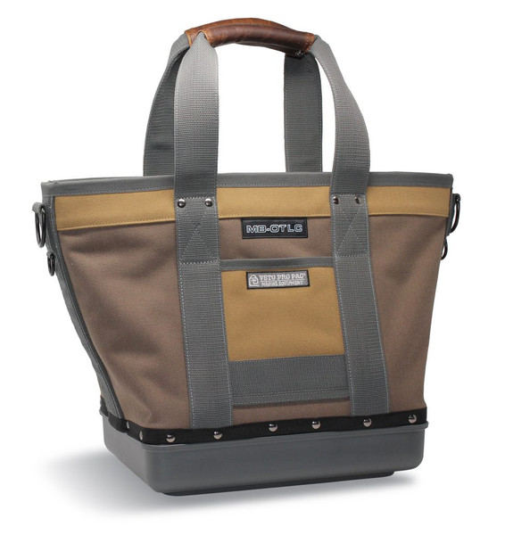 Veto MB-OT-LC Large Open Top Tote Bag w/ Rubber Base