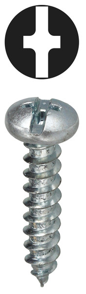 L.H. Dottie 2WS81 #8 x 1'' Phillips/Slotted Pan Head Sheet Metal Screw
