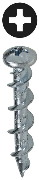 L.H. Dottie WDOG 3/16'' x 1-1/4'' Pan Head Phillips Wall Dog Anchor Kit