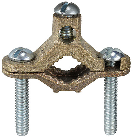 L.H. Dottie 25 1/2''-1'' Bronze Bare Ground Clamp