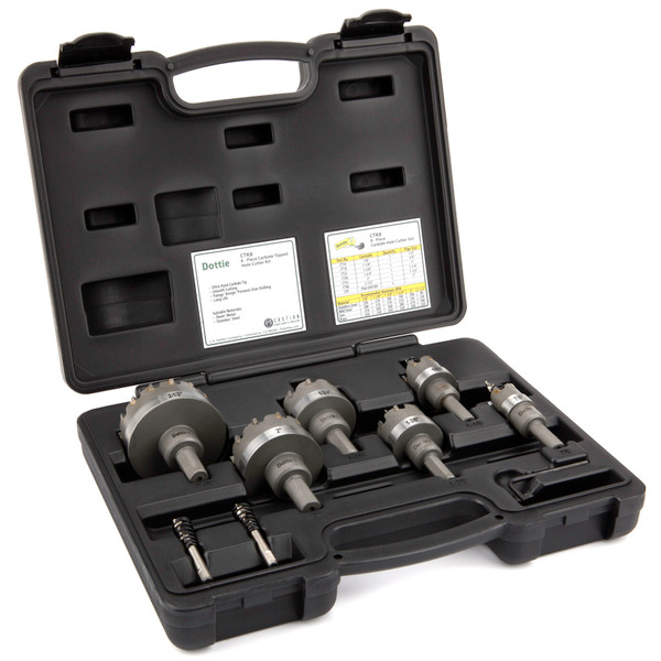 L.H. Dottie CTK8 8-Piece Master Electricians Hole Cutter Kit