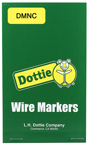 L.H. Dottie DMNC Vinyl Cloth Wire Marker Book (NEMA Color)