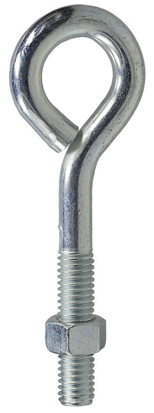 L.H. Dottie EB9 3/8''-16 x 2-1/2'' Eye Bolt w/ Hex Nut