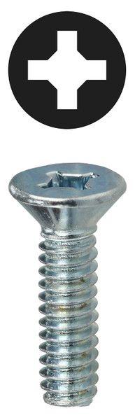 L.H. Dottie FMDD63234 #6-32 x 3/4'' Phillips/Square Flat Head Machine Screw