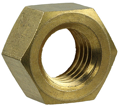L.H. Dottie HNBR832 #8-32 Brass Machine Screw Hex Nut