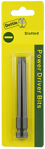 L.H. Dottie IB3S6C #3 x 6'' Slotted Power Bit (Carded)