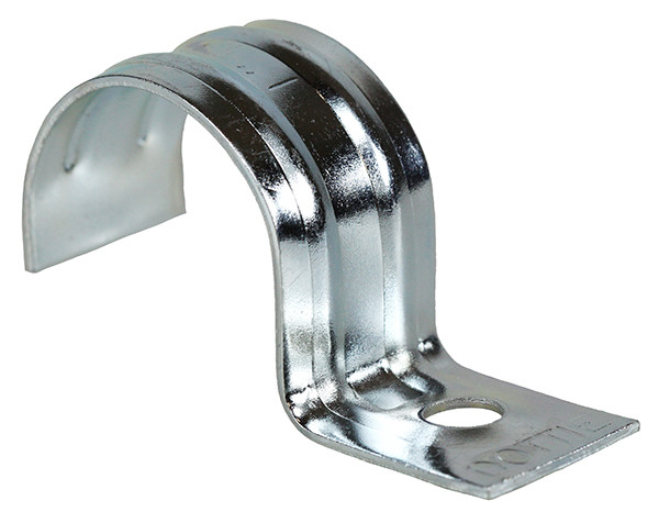 L.H. Dottie MTW50 1/2'' Medium Weight One Hole EMT Strap