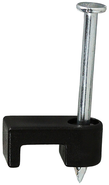 L.H. Dottie PLX18B 1/4'' X 1/8'' UV Black Bell Telephone and Thermostat Wire Strap