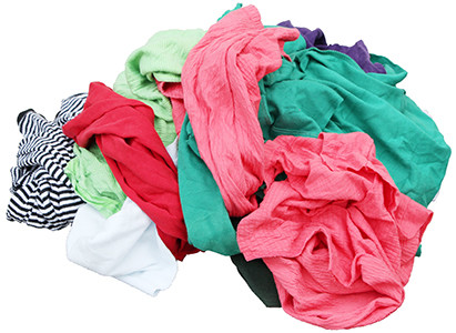 L.H. Dottie RGZ25 25 lb Box Recycled Colored Rags