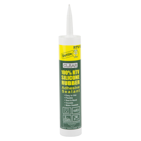 L.H. Dottie RTV10 10.3 oz Clear RTV Silicone Sealant