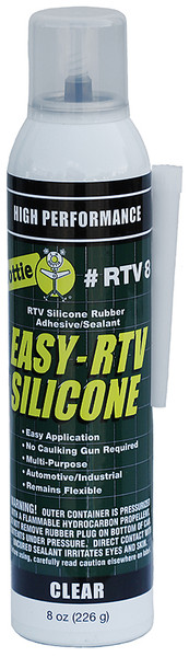 L.H. Dottie RTV8 8 oz Clear RTV Silicone Sealant
