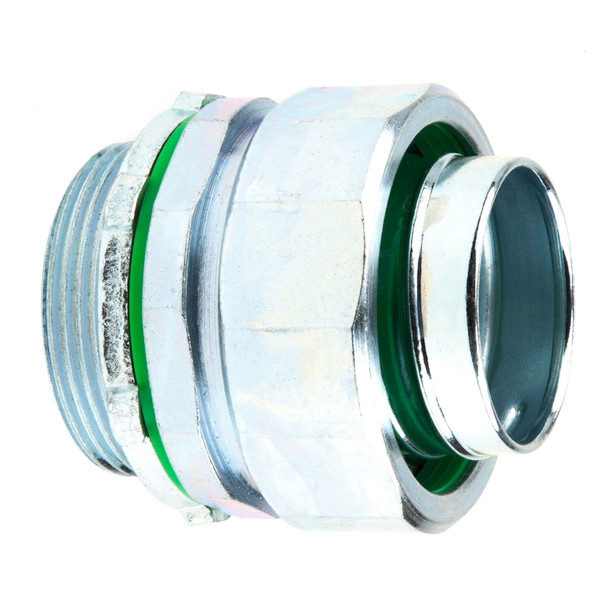 L.H. Dottie SL38 3/8'' Straight Steel Liquid Tight Connector
