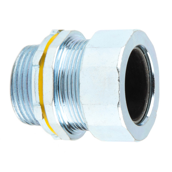 L.H. Dottie SR100C1050 1'' Steel Strain Relief Connector (Black Grommet)