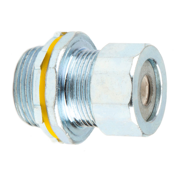 L.H. Dottie SR75A350 3/4'' Steel Strain Relief Connector (White Grommet)
