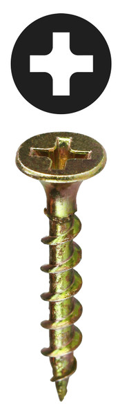 L.H. Dottie WRBK6158 #6 x 1-5/8'' Phillips Bugle Head Coarse Thread Drywall Screw (Bulk Pack)