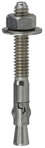 L.H. Dottie WS38334 3/8'' x 3-3/4'' Stainless Steel Wedge Anchor