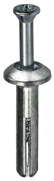 L.H. Dottie ZAS200 1/4'' x 2'' Zamac Alloy Anchor w/ Removable Screw