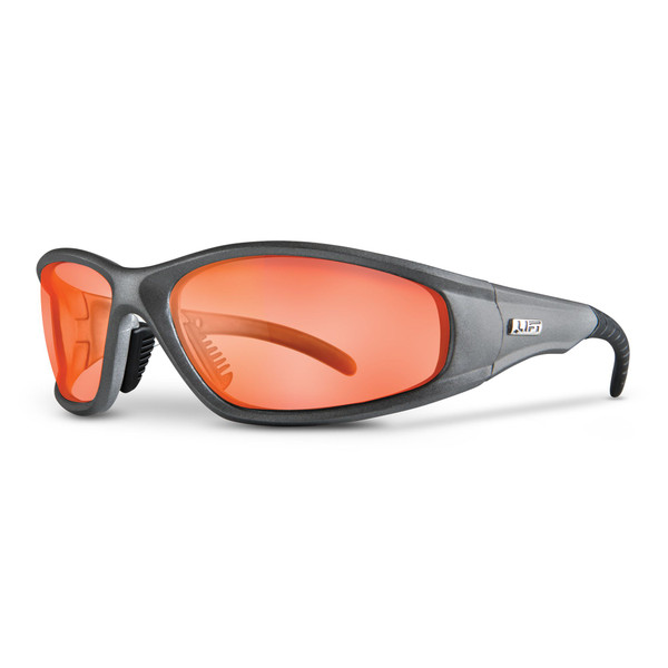 Lift Safety ESR-12SA Strobe Safety Glasses (Silver/Amber)
