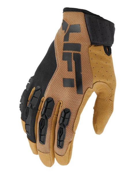 Lift Safety GGT-17BRBRM Grunt Glove (Brown)- Synthetic Leather with TPR Guards
