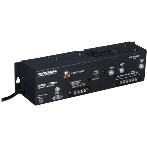 Bogen TPU15A Telephone Paging Amplifier