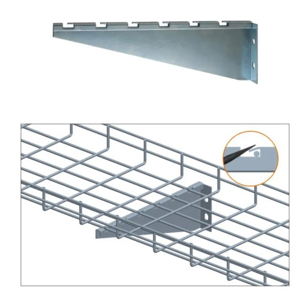 Quest CT0026-06-03 6" Cable Tray V Wall Bracket