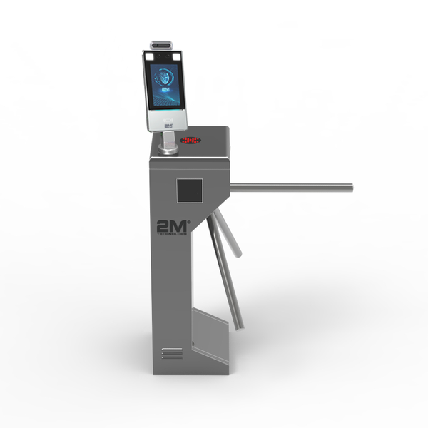 2M Technology 2MTT-2 Face Recognition & Thermal Detection Access Control Vertical Tripod Turnstile Gates
