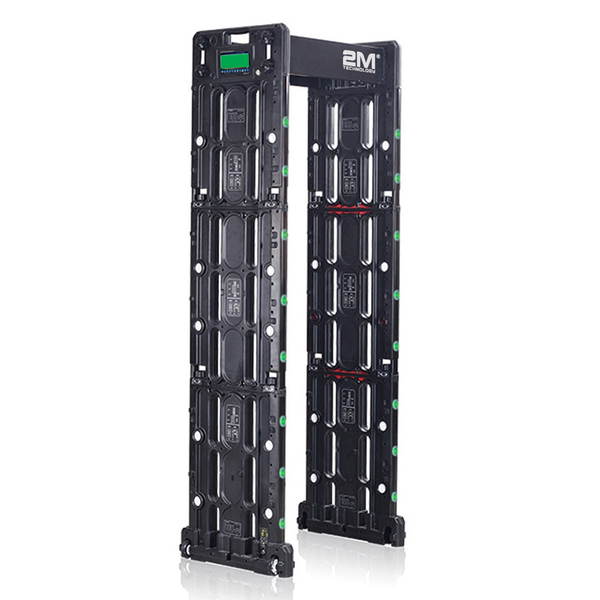2M Technology 2MPWT-O24Z Outdoor Rated, 24 Zone Portable Walkthrough Metal Detector