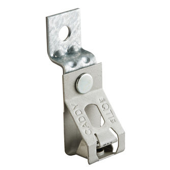 Caddy 4QTIO Rod Lock Spring Steel Rod Hanger with Offset Bracket, 1/4" (M6) Rod
