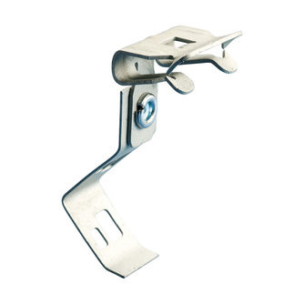 Caddy 70858 H-708 Rod/Wire to Flange Clip, 5/16"-1/2" Flange, 1/4" (M6) Rod, #8 Wire