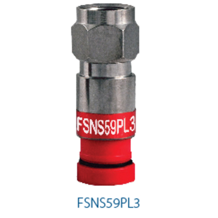 Belden FSNS59PL3-25 ProSNS RG-59 Universal Plenum "F" Coax Compression Connector
