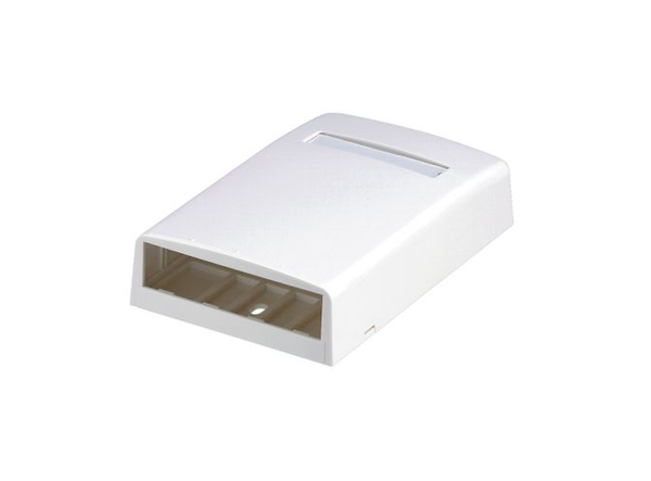 Panduit CBX4WH-AY 4 Port White Mini-Com Surface Mount Box