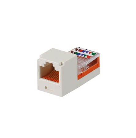 Panduit CJ588IWY Mini-Com UTP RJ45 Cat5E Off-White Jack Module