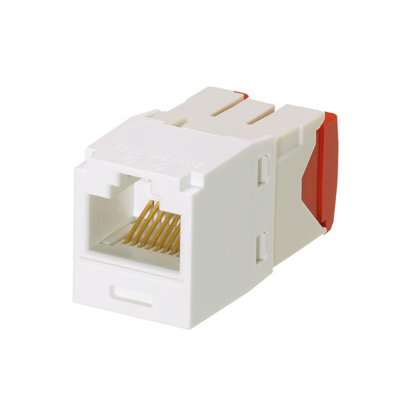 Panduit CJ5E88TGAW Mini-Com UTP RJ45 Cat 5e TG Jack Module, Arctic White