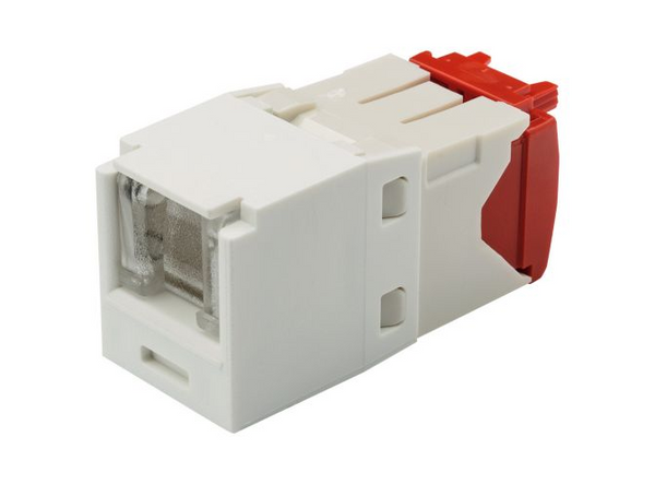 Panduit CJH5E88TGAW Mini-Com Cat5E Arctic White Jack Module