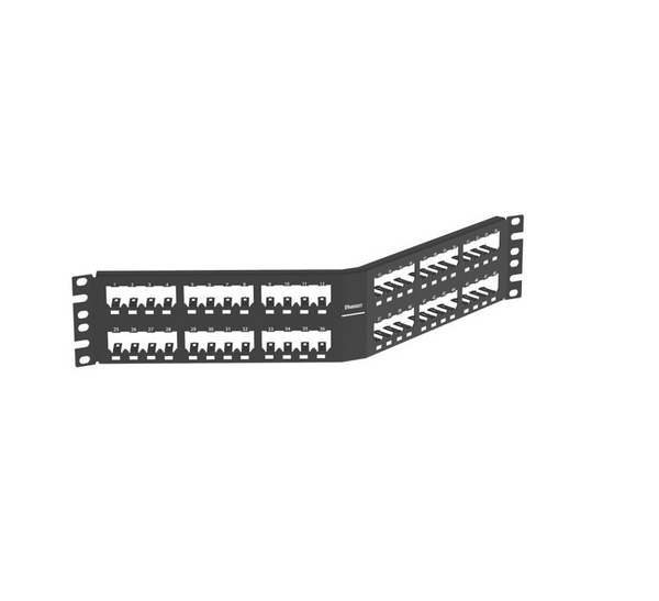 Panduit CPA48BLY 48 Port Mini-Com Angled Patch Panel
