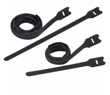 Panduit HLT2I-M0 Black 8" 1/2" Width Hook & Loop Cable Ties, 1000 Pack