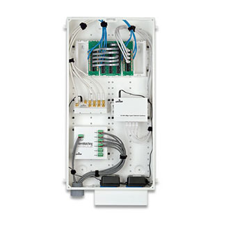 Leviton 47605-28N 28" Structured Media Enclosure, Metal, White