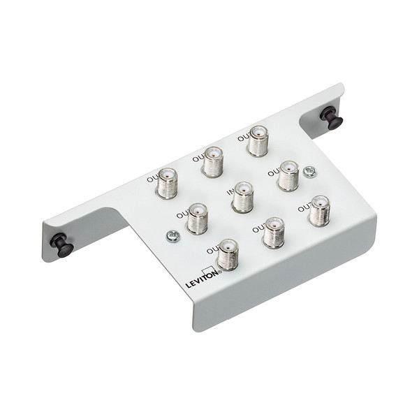 Leviton 47690-8C2 1x8 Passive Video Splitter Module (2.05 GHz)
