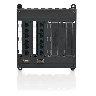 Leviton 476TM-612 Cat6 12-Port Twist & Mount Patch Panel