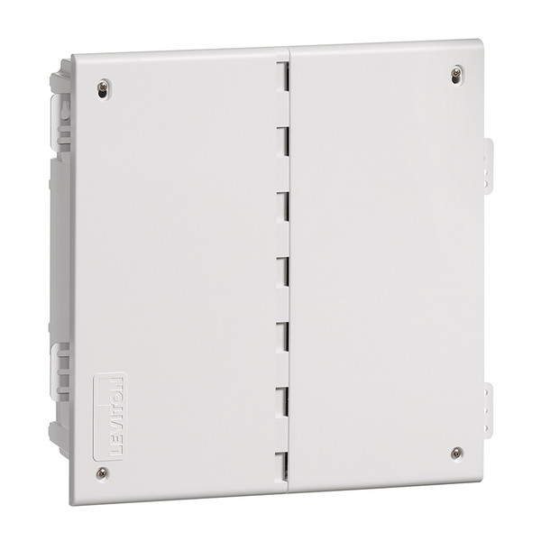 Leviton 49605-140 14" Wireless Structured Media Enclosure with Vented Cover, Plastic, White