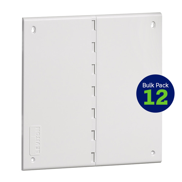 Leviton 49605-14F 14" Vented Cover, Plastic, 12 Pack, White