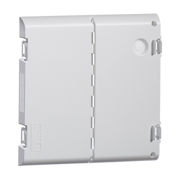 Leviton 49605-14S 14" Vented Hinged Door, Plastic, White
