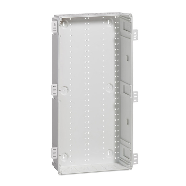 Leviton 49605-28E 28" Structured Media Enclosure, Plastic, White
